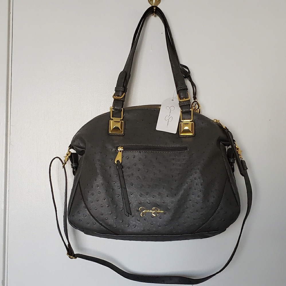 NWT Dark Grey Jessica Simpson Handbag